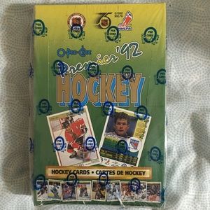 1992 premier hockey cards brand new box 36 packs